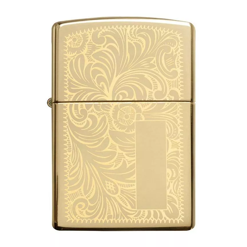 zippo-windproof-lighter-venetian-high-polish-brass-venetian-brass Zippo Windproof Lighter Venetian High Polish Brass (Venetian Brass)