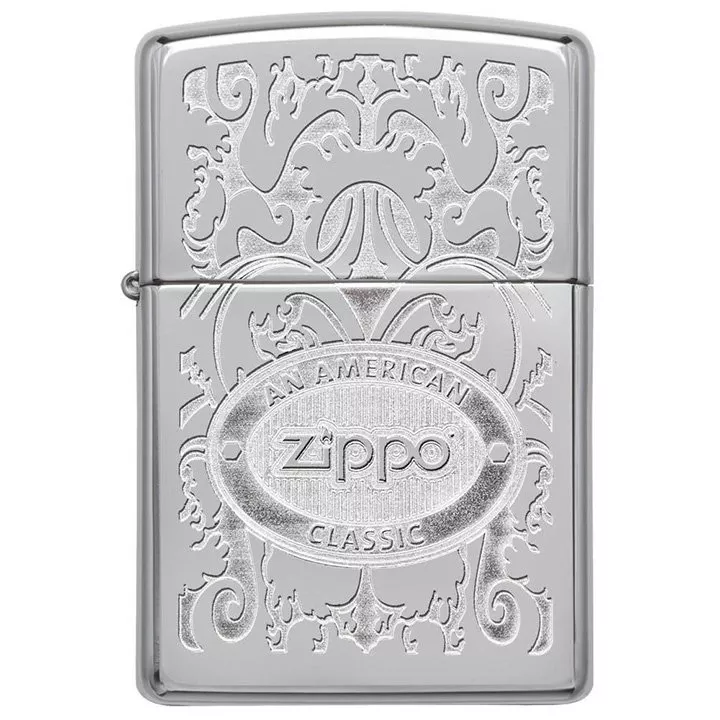 zippo-windproof-lighter-zippo-crown-stamp-high-polish-chrome-finish Zippo Windproof Lighter Zippo Crown Stamp High Polish Chrome Finish